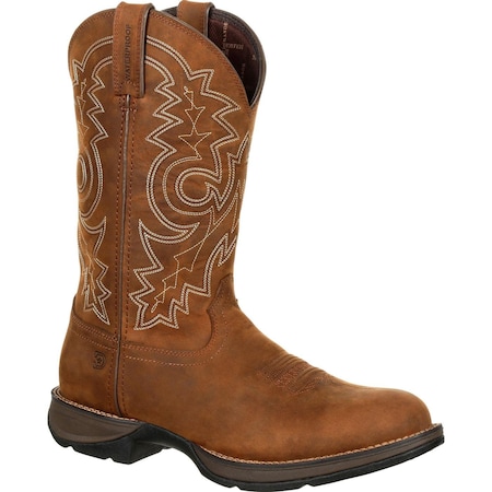 Durango Men's Western Boot, 10 M, Leather, 12 in H, Coyote Brown DDB0163
